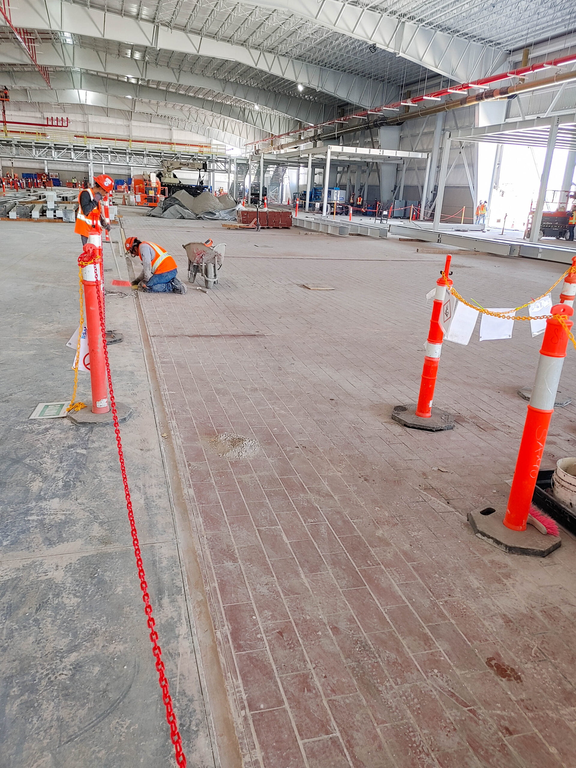 Colocación de Loseta Antiácida en Línea 19: Piedras Negras, Coahuila